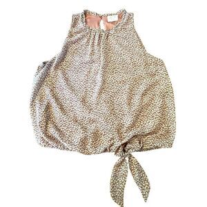 Womens’ Sienna Sky Rose Colored Tank Blouse Size M